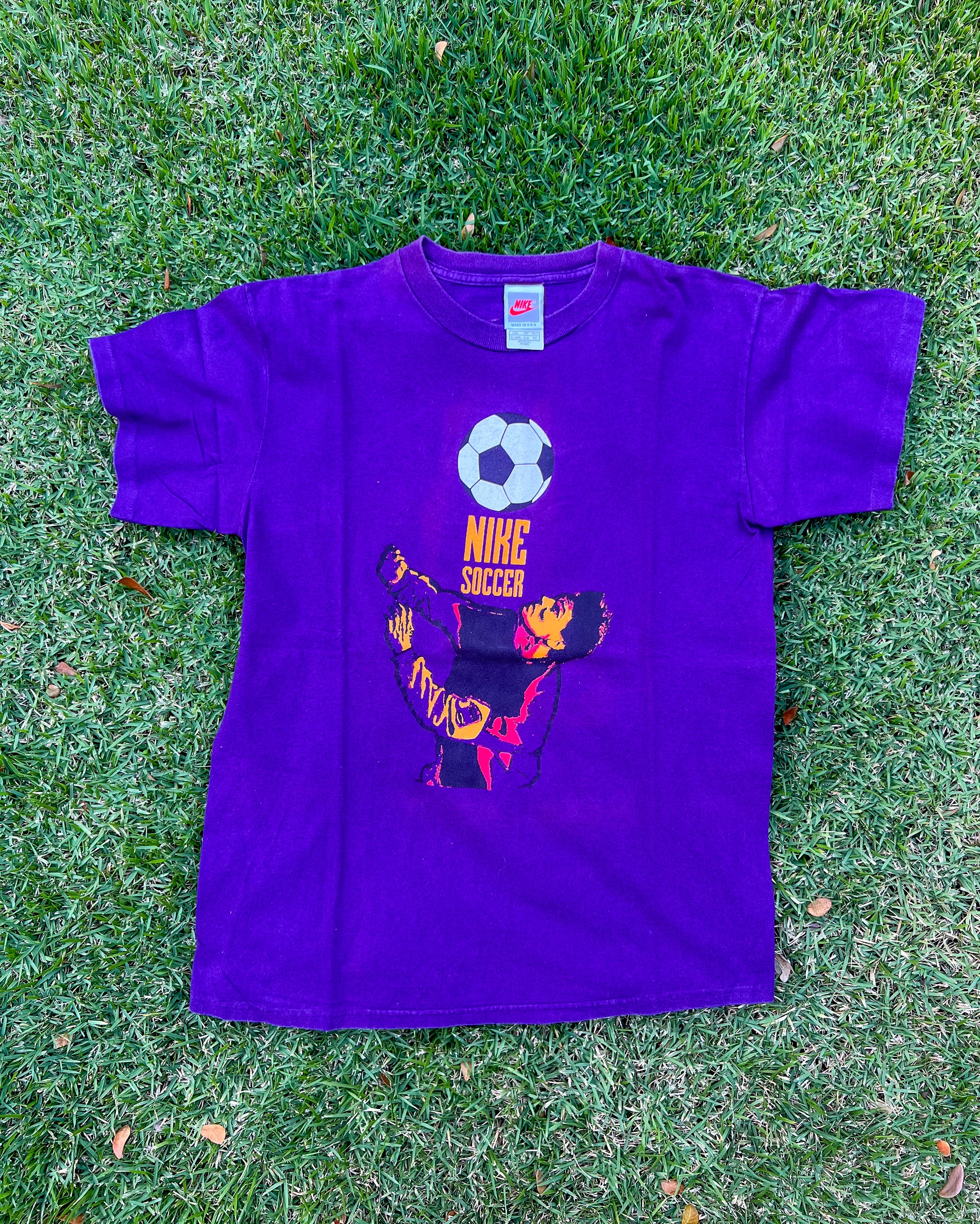 90s Nike Header Vintage Tee | Paradise Soccer Club