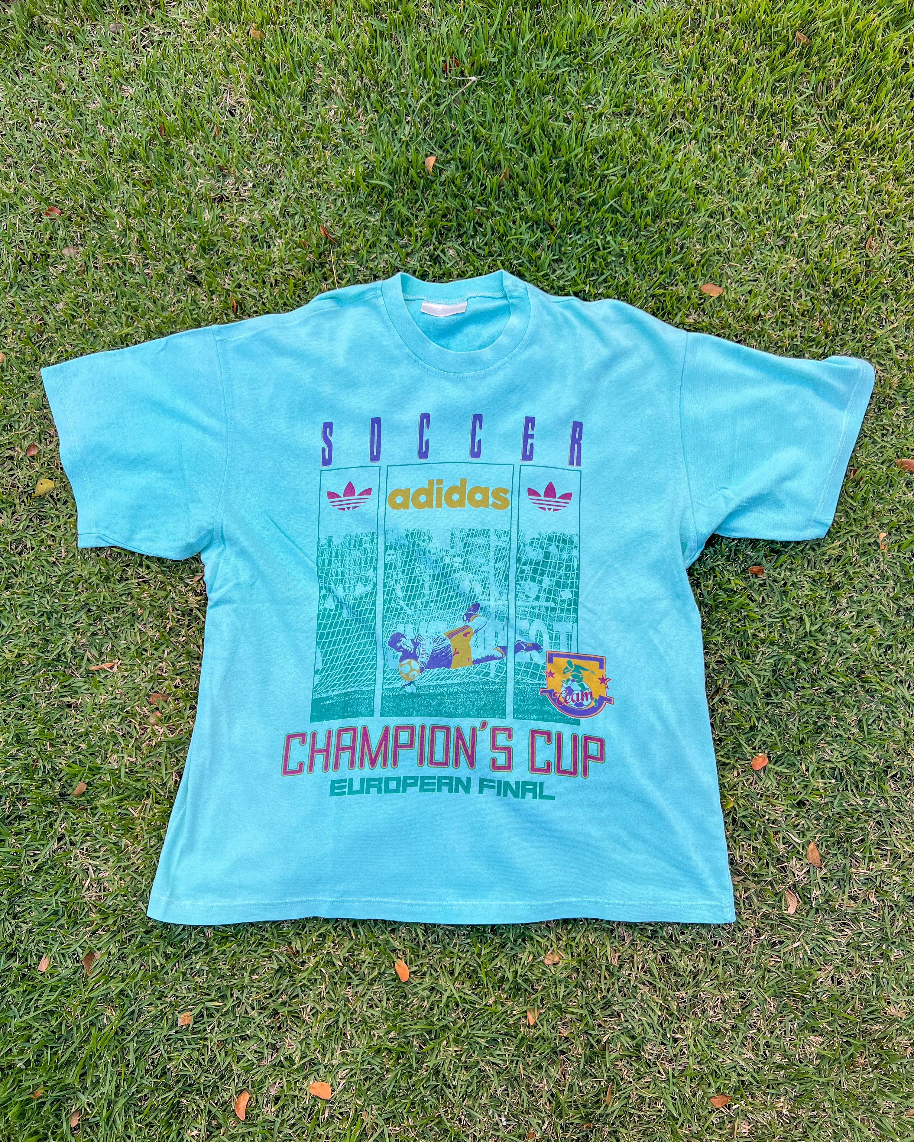 adidas EURO Champion Vintage Tee | Paradise Soccer Club